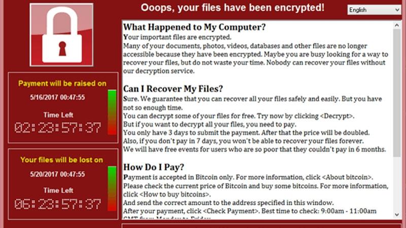 ransomware - wannacry