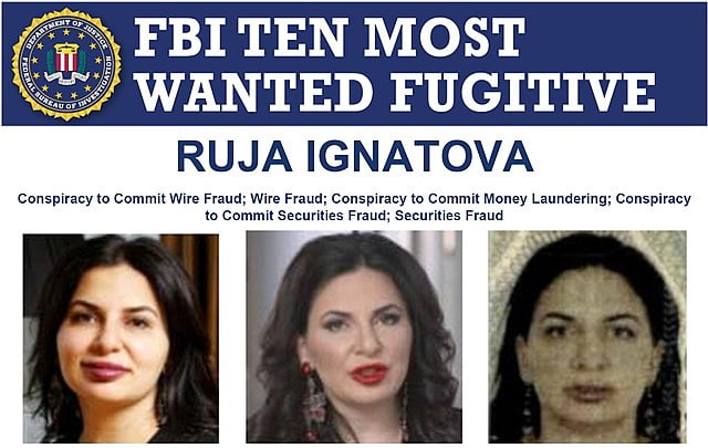 רוז'ה איגנטובה מבוקשת על ידי ה-FBI